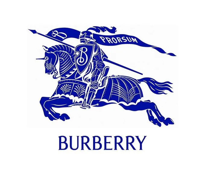 Burberry rebrand showcasing a retro logo design